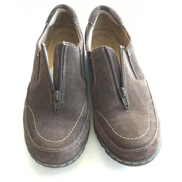 Naturalizer Raceland Women Round‎ Toe Suede Clogs - Picture 2 of 5